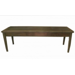 * NÃO USAR Mesa/ Aparador Rustica Marrom 2,20X0,80M H: 0,80m C/ 2 Gavetas
