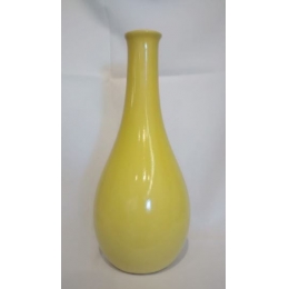 Vaso Decorativo Amarelo H: 32cm