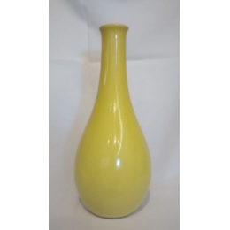 Vaso Decorativo Amarelo H: 37cm