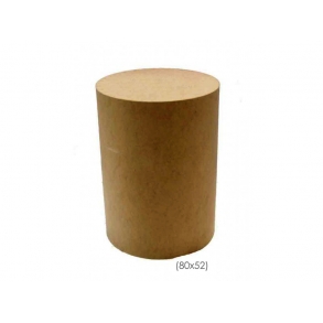 Cilindro (Mesa) MDF Crú H: 80cm D:52cm- G