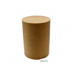 Cilindro (Mesa) MDF Crú H: 80cm D:52cm- G