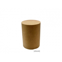 Cilindro (Mesa) MDF Crú H: 60cm D:44cm- M