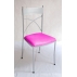 Capa Assento Cadeira Pink- Oxford