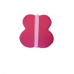 Capa Puff Borboleta G. Asa Pink E Corpo Rosa