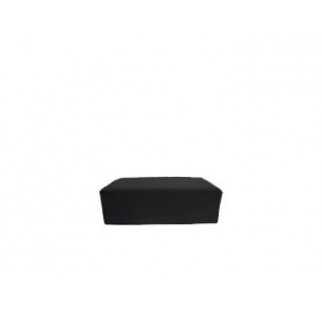 Capa Puff Retangular 1,40X0,80M Preto- Oxford