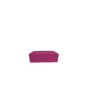 Capa Puff Retangular 1,40X0,80M Pink- Oxford