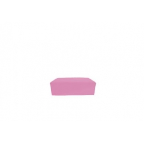 Capa Puff Retangular 1,40X0,80M Rosa Claro Lavander- Oxford