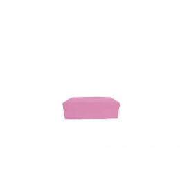 Capa Puff Retangular 1,40X0,80M Rosa Claro Lavander- Oxford