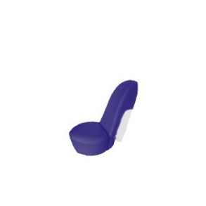 Capa Puff Sapato Alto Roxo E Salto Branco