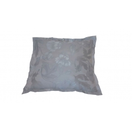 Capa Almofada 0,35X0,35Cm Branco Gelo- Jacquard