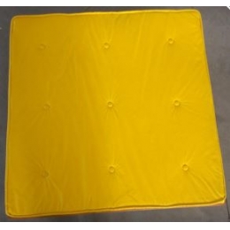 Futon 1,00X1,00M Amarelo- Courino 