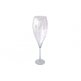 Vaso Taça Vidro Ibiza A: 70Cm