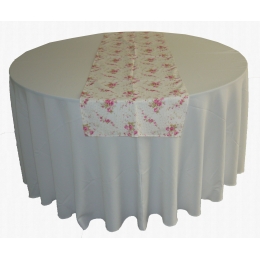 Trilho Mesa 1,70X0,48M Floral Mini rosas- Algodão