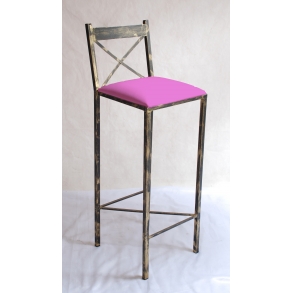 Capa Assento Banqueta Pink- Oxford