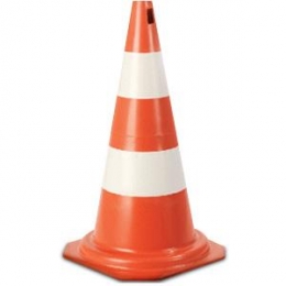 Cone De Sinalização Laranja- 50Cm