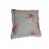 Capa Almofada 0,45X0,45M Floral Rosa- Microfibra