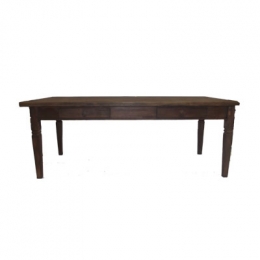 Mesa/ Aparador Rustica Marrom 2,10X0,90M H:0,80m C/ 4 Gavetas