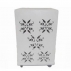 Coluna (Cubo) C/ Rodas Vazada Laser Branca A:98 X L:60X60