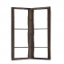 Biombo De Madeira Rustica 2 Folhas 2,20X2,00M (Axl)