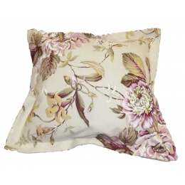 Capa Almofada 0,45X0,45M Floral Rose Isabel- Jacquard