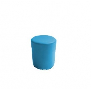 Capa Puff Redondo P. Jade (Azul Turquesa)