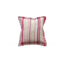 Capa Almofada 0,45X0,45M Listrada Rosa - Microfibra