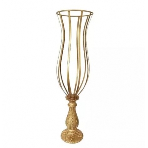 Ânfora (Vaso) Lisa Sem Perolas Pé Resina 80Cm