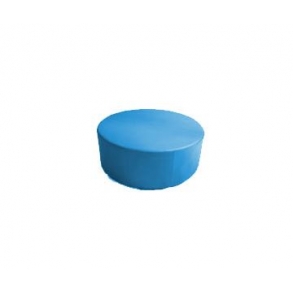 Capa Puff Redondo G. D: 1,30M Azul Turquesa Oxford