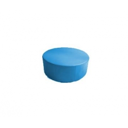 Capa Puff Redondo G. D: 1,30M Azul Turquesa Oxford