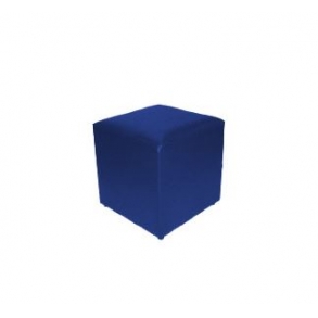 Capa Puff Quadrado P. Azul Royal - Elastano 0,40X0,40M 