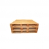 Mesa Centro Quad. Em Pallet Natural 1,00X1,00 H: 0,40M