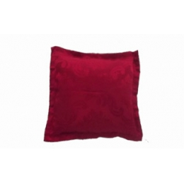 Capa Almofada 0,45X0,45M Brocada Vermelho Intenso Jacquard