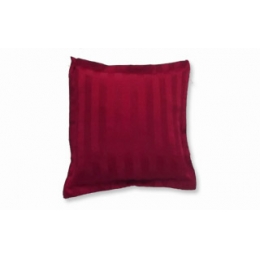 Capa Almofada 0,45X0,45M Listrada Vermelho Intenso- Jacquard