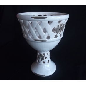 Vaso Provençal Cerâmica H:32 D:23Cm