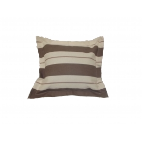 Capa Almofada 0,35X0,35Cm Listrado Neo Bege- Jacquard