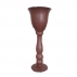 Vaso Cálice Vidro Rose Gold H: 54Cm