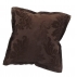 Capa Almofada 0,45X0,45M Brocada Marrom Chocolate- Jacquard