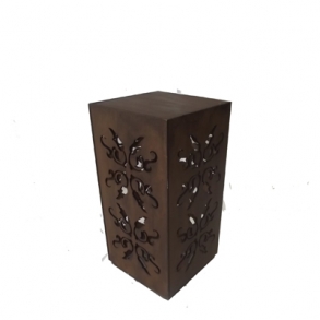 Coluna (Cubo) Vazada Laser Rustica A: 80Cm X L: 40X40Cm 