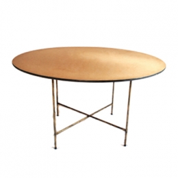 MESA MDF 1,60M (PÉ + TAMPO)- ATÉ 12 PESSOAS- KIT