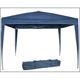 Gazebo Poliester Sanfonado 3x3m  Azul- MOR