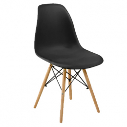 Cadeira Design Eames Eiffel Preta