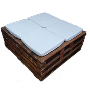 FUTON 0,45X0,45M BRANCO- OXFORD (KIT C/ CAPA+ENCHIMENTO) UN