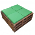 FUTON 0,45X0,45M VERDE JOJOBA - OXFORD  (KIT C/ CAPA+ENCHIMENTO) UN