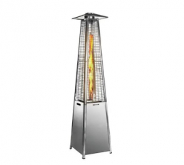Aquecedor De Ambiente A Gás- * PIRÂMIDE Inox * (Abastecido GLP p/ 8h)
