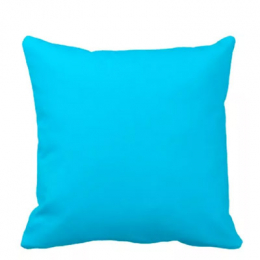 Capa Almofada 0,45X0,45M Azul Turquesa- Oxford