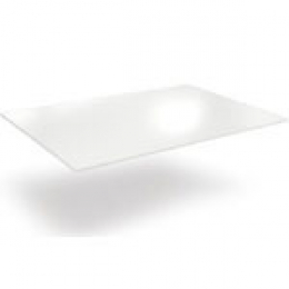 Tampo (Pranchão) Fórmica BRANCA 1,36X0,80M (4-6 Lugares)