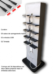 Totem (Torre) Carregador De Celular H:1,55m