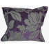 Capa Almofada 0,45X0,45M Chenille Floral Roxa