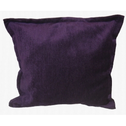 Capa Almofada 0,45X0,45M Chenille Roxa