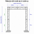 ESTRUTURA TRELIÇA Q15 P/ BANNER *3,00x2,00m* (AxL)- KIT
